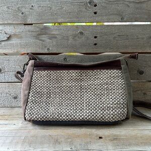 Myra Bag Crossbody - Brown, Gray, and Black